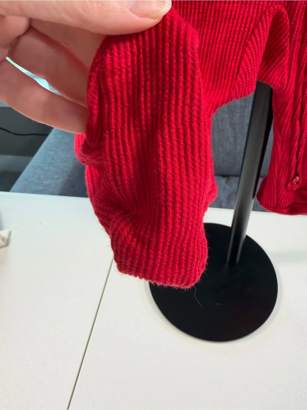 Carter’s 6M My First Christmas Red Thermal Footed Sleeper